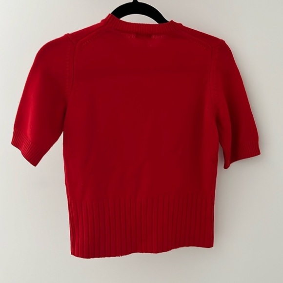 KORS Michael Kors red 100% wool sweater size S - Picture 3 of 4